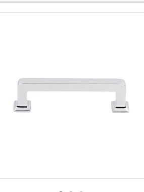 NEW Top knobs. Ascendra pull. Cabinet pull. Set of 5. 3 3/4 inch.Polished chrome